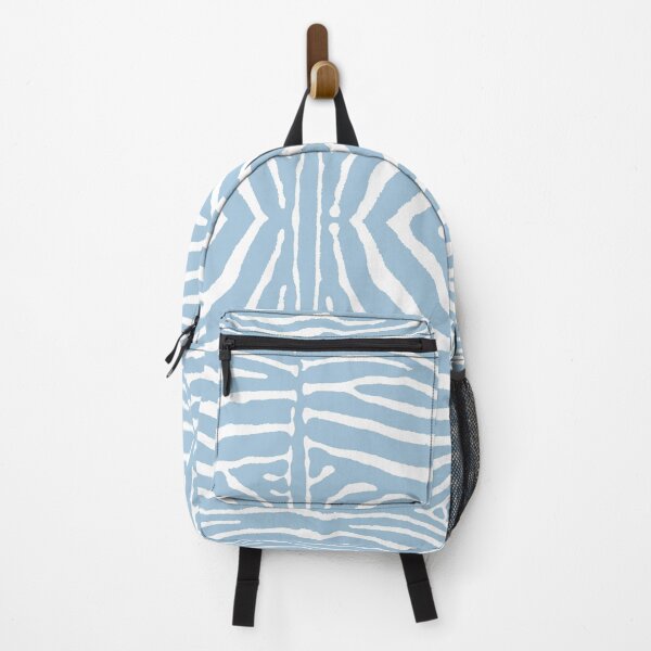 Item preview, Zebra Wild Animal Print 747 Light Blue designed and sold by tonymagnerart.