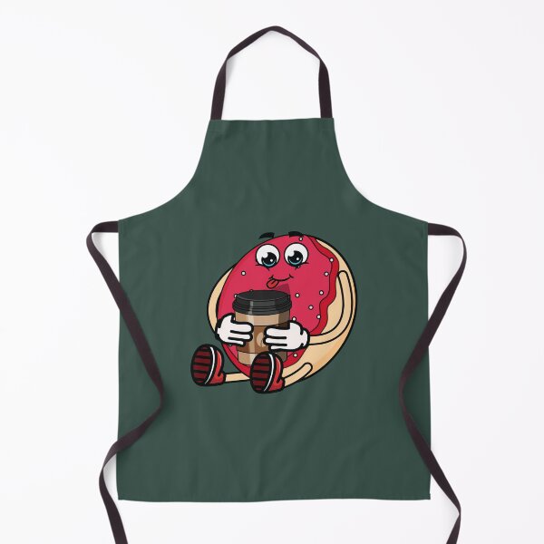 Item preview, Funny donut drinking a cup of coffee designed and sold by Donutlovers.