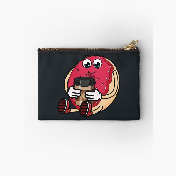 Item preview, Funny donut drinking a cup of coffee designed and sold by Donutlovers.