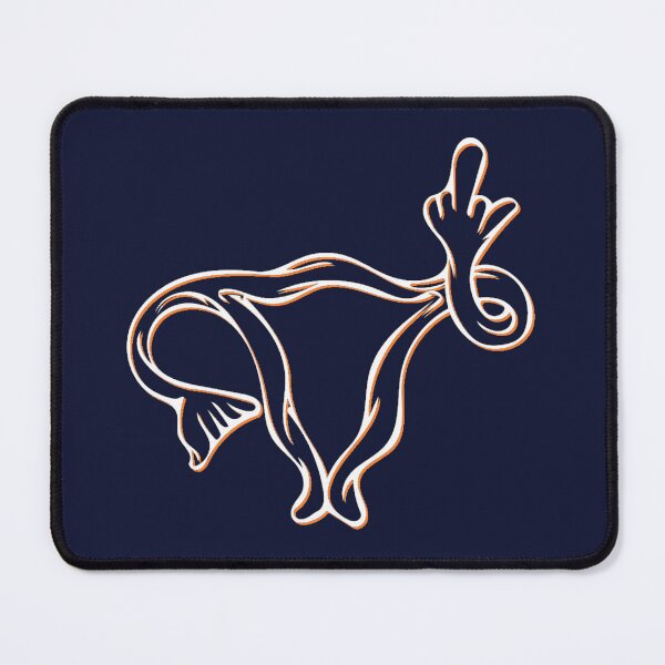 Item preview, Feminist message-Uterus giving the finger designed and sold by Sassenach616.