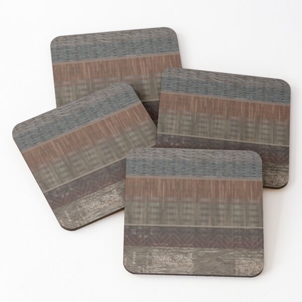 Item preview, Textures and Lines in Brown  designed and sold by NightRags.
