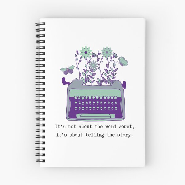 Item preview, It's not about the word count, it's about telling the story. (green typewriter) designed and sold by CreativeStrand.