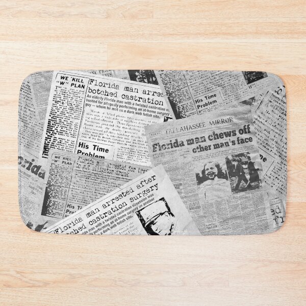Item preview, Florida Man Headlines designed and sold by Mount-Molehill.