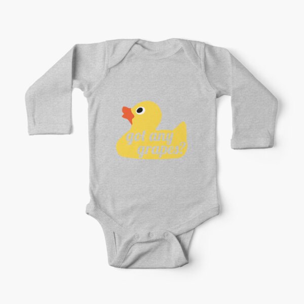Got any grapes? Long Sleeve Baby One-Piece