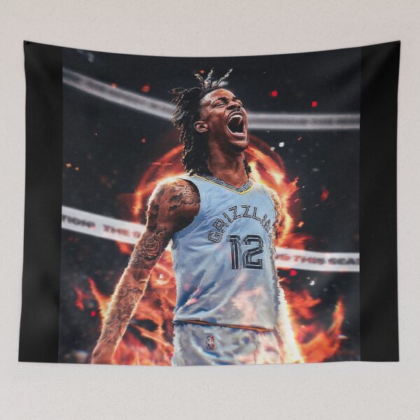 Item preview, Ja Morant 12 Fire designed and sold by MichaelBK11.