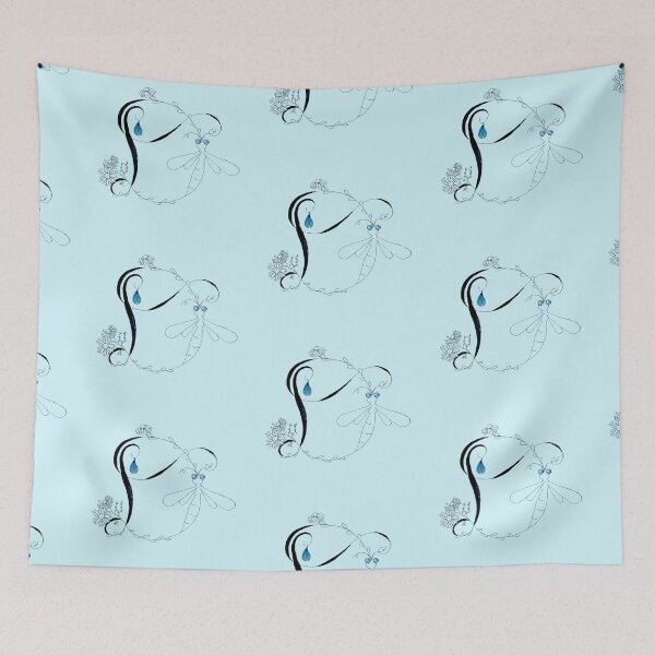Item preview, D is for dragonfly, daisy, diamond and drop. designed and sold by LunaNoodleArt.