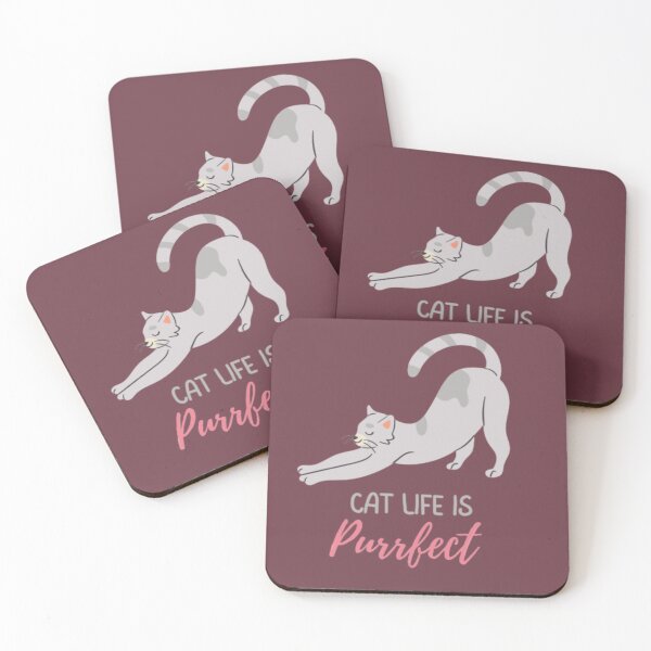 Item preview, Cat life is purrfect designed and sold by BloompodDesigns.