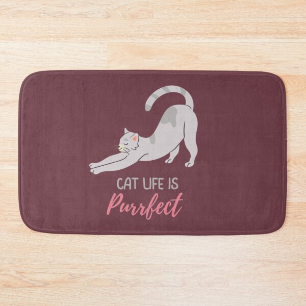 Item preview, Cat life is purrfect designed and sold by BloompodDesigns.