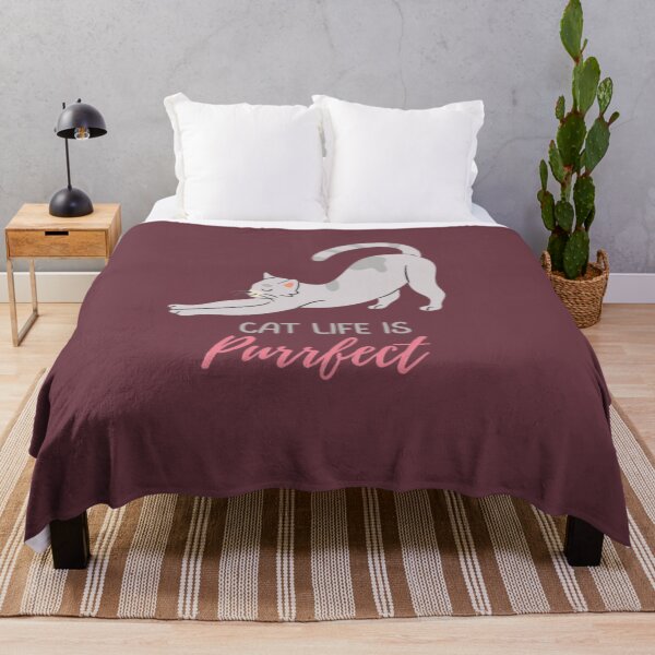 Item preview, Cat life is purrfect designed and sold by BloompodDesigns.