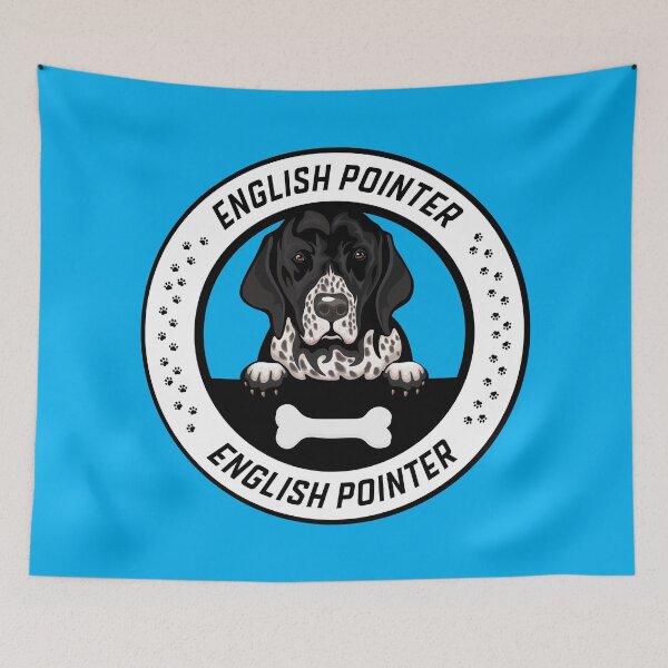 Item preview, English Pointer Peeking Badge designed and sold by KrisSidDesigns.