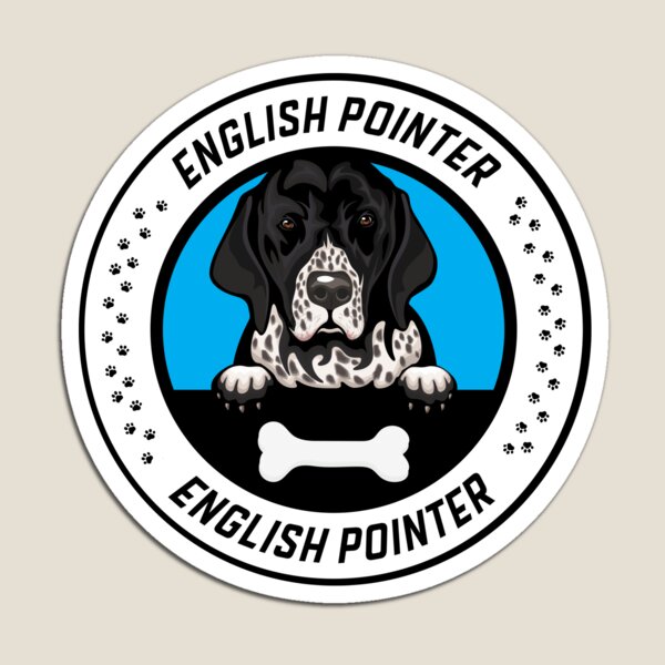 Item preview, English Pointer Peeking Badge designed and sold by KrisSidDesigns.