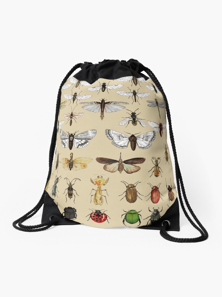 Entomology Insect studies collection Drawstring Bag for Sale by