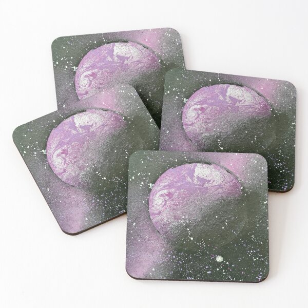 Item preview, Purple planet spray paint art  designed and sold by Twinkleb17.