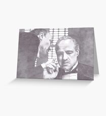 The Godfather - Don Corleone Greeting Card