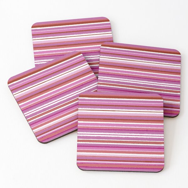 Item preview, Lesbian Flag grunge stripes designed and sold by TooCoolUnicorn.