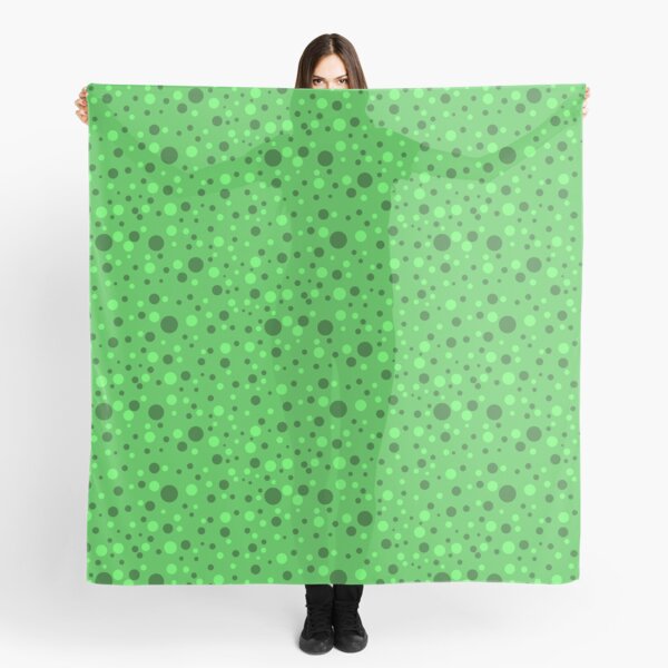 Green Spots Scarf