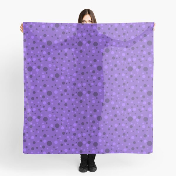 Purple Spots Scarf