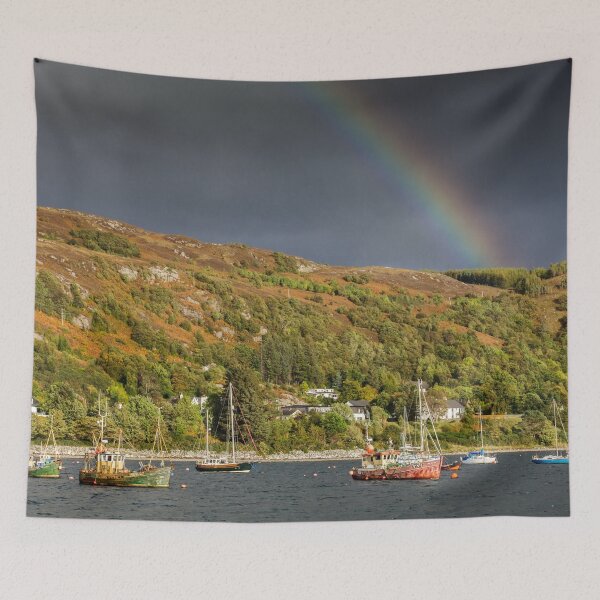 Item preview, Rainbow over Loch Broom, Ullapool, Scotland designed and sold by heidipics.
