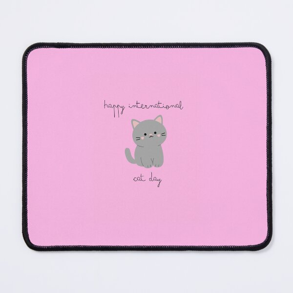 Item preview, happy international cat day designed and sold by stamper2538.