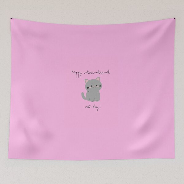 Item preview, happy international cat day designed and sold by stamper2538.