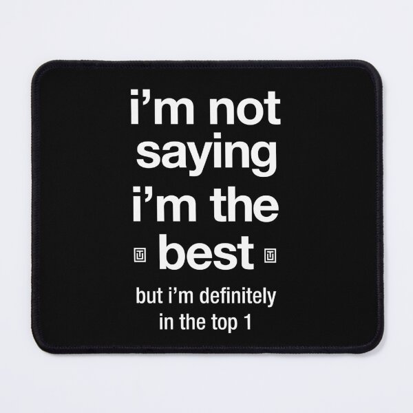 Item preview, I'm The Best Narcissist Egotistical Sarcastic Quote designed and sold by Uppercase Tees.