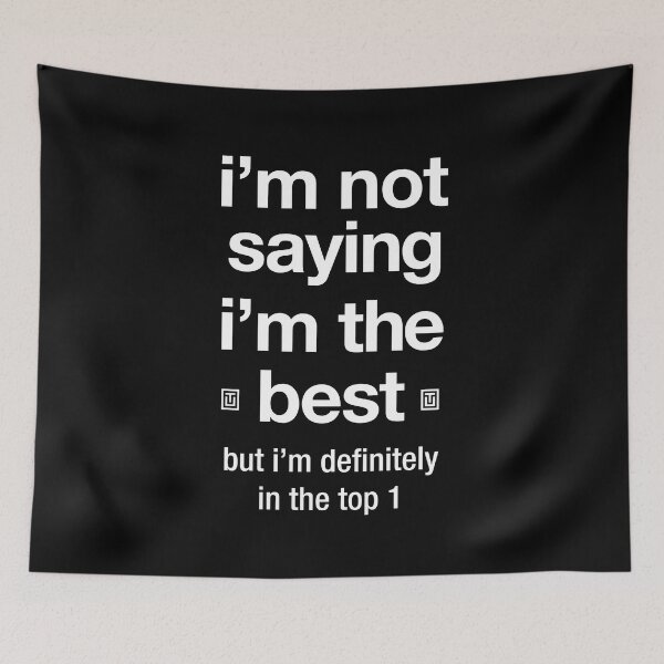 Item preview, I'm The Best Narcissist Egotistical Sarcastic Quote designed and sold by Uppercase Tees.