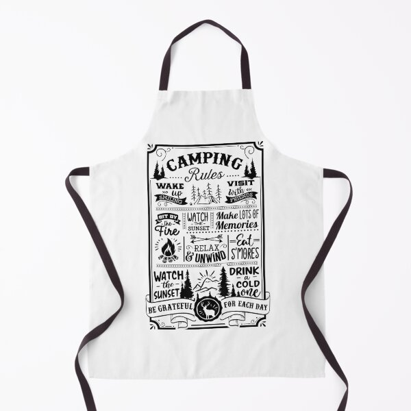 Item preview, Camping rules designed and sold by Stream47.