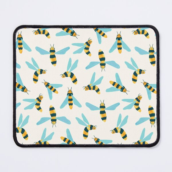 Item preview, Friendly Gouache Bees on Cream - Scandi designed and sold by TigaTiga.