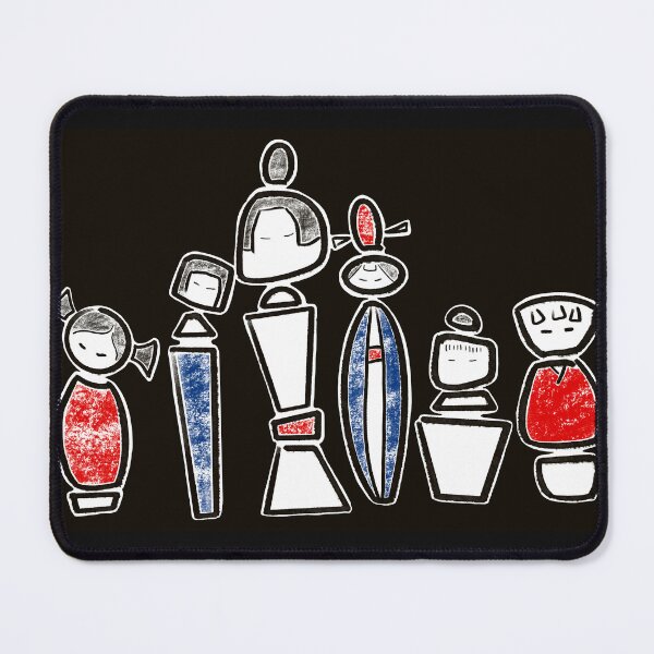 Item preview, Kokeshi group designed and sold by loumacleod19.