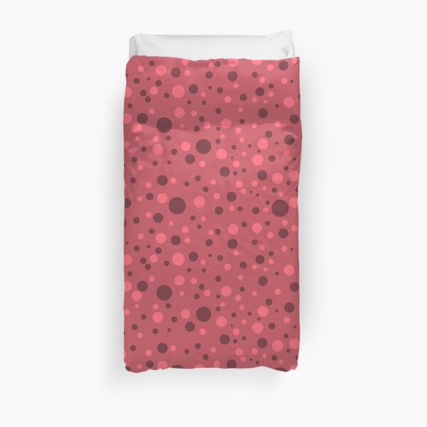 Red Spots Duvet Cover