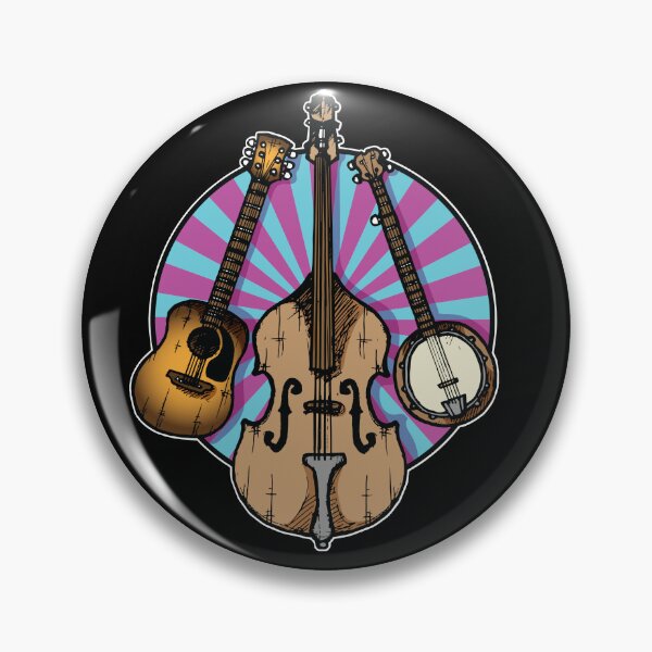 Item preview, Bluegrass and/or Folk Instruments T-Shirt Blue and Purple designed and sold by LaughinBones.