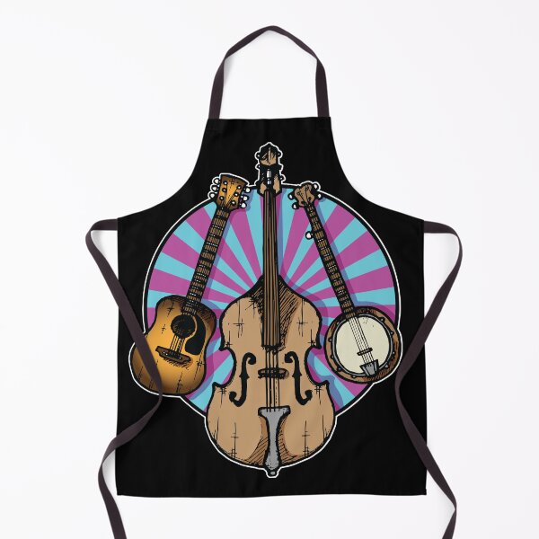 Item preview, Bluegrass and/or Folk Instruments T-Shirt Blue and Purple designed and sold by LaughinBones.