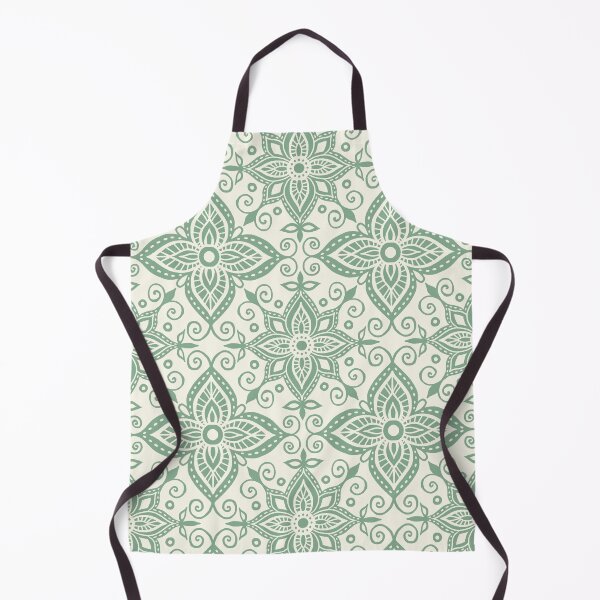 Item preview, Green Moroccan Tile Pattern designed and sold by Julie Erin Designs.