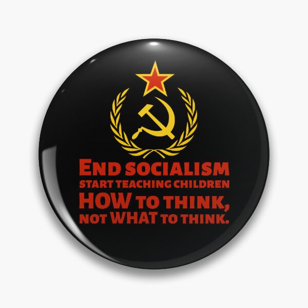Item preview, How To End Socialism - Start Teaching Children HOW To Think, Not WHAT To Think - Anti Socialist designed and sold by Styrman.