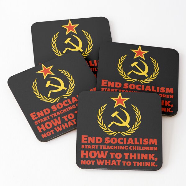 Item preview, How To End Socialism - Start Teaching Children HOW To Think, Not WHAT To Think - Anti Socialist designed and sold by Styrman.