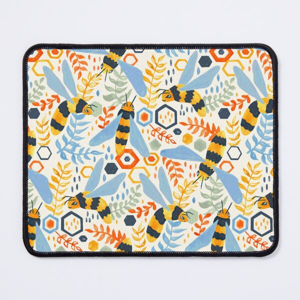 Item preview, Friendly Gouache Bees designed and sold by TigaTiga.