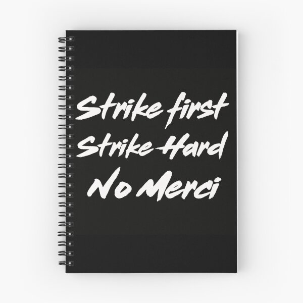 Item preview, Strike first, strike hard, no mercy designed and sold by TheWiiFactory.