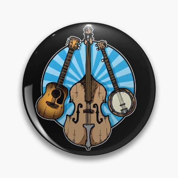 Item preview, Bluegrass and/or Folk Instruments T-Shirt Blues designed and sold by LaughinBones.