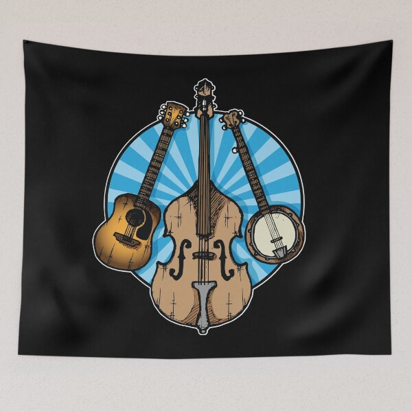 Item preview, Bluegrass and/or Folk Instruments T-Shirt Blues designed and sold by LaughinBones.