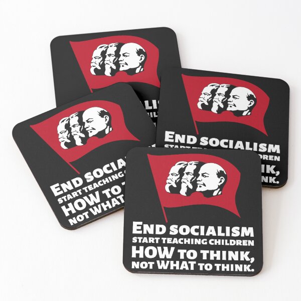 Item preview, How To End Socialism - Start Teaching Children HOW To Think, Not WHAT To Think - Anti Communism designed and sold by Styrman.