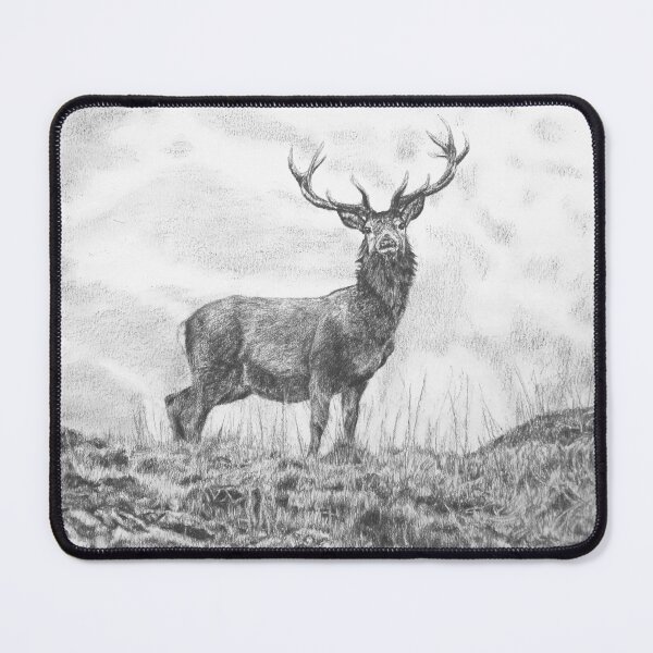 Item preview, Red Deer Stag - King of the Hill designed and sold by BeckyKidus.