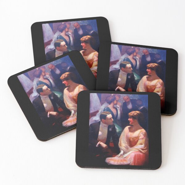 Item preview, Lovers talking in public, 1912 Classic  designed and sold by kappekrentzo.