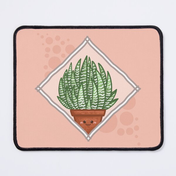Item preview, Succulent Plant Haworthia Fasciata or Zebra Plant in a Rectangle Frame designed and sold by Khotekmei.