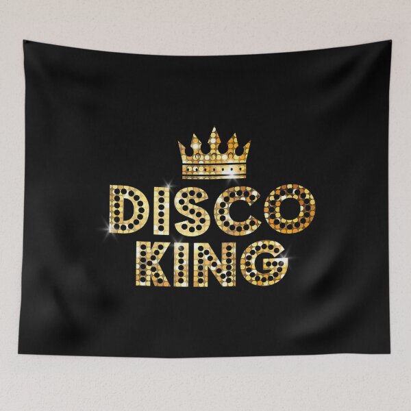 Item preview, Disco King, Funky Vintage 70s 80s Tee For Dance Parties designed and sold by pleasingvaultin.