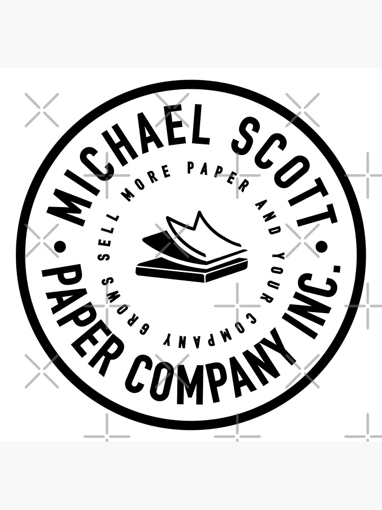 "The Office Michael Scott Paper Company Inc" Poster for Sale by