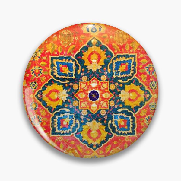 Artikelvorschau, Antiker Seiden-Kashan-Teppich entworfen und verkauft von artistoutfitter.