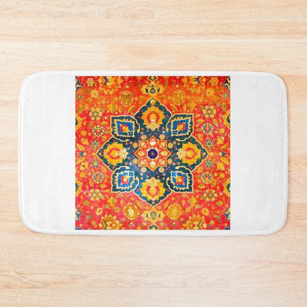 Item preview, Antique Silk Kashan Carpet designed and sold by artistoutfitter.