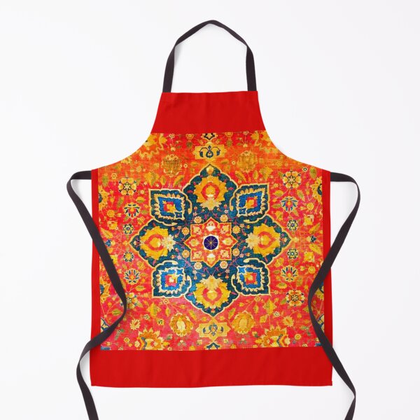 Artikelvorschau, Antiker Seiden-Kashan-Teppich entworfen und verkauft von artistoutfitter.
