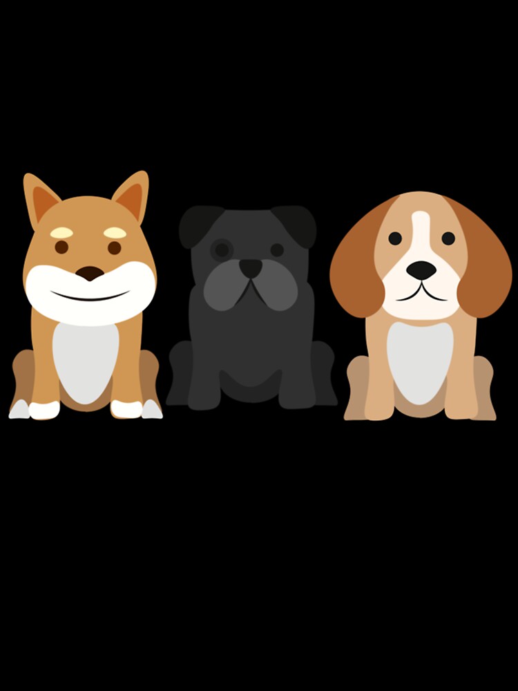 3 Dogs Friends - Illustration Cartoon 3 Dogs Friends - Illustration Cartoon