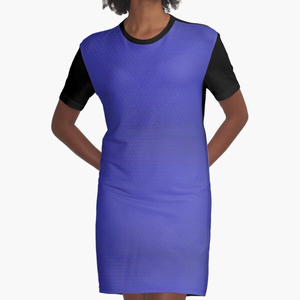 Blue Bees Wax Graphic T-Shirt Dress